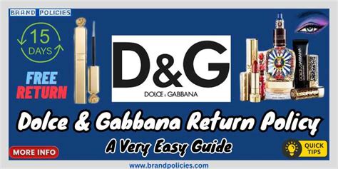 dolce gabbana return policy|dolce and gabbana shipping cost.